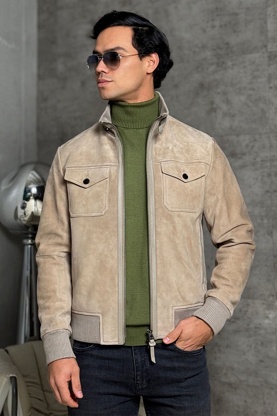 Мужская кожаная куртка Tom Ford premium