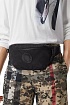 Текстильная сумка на пояс Burberry Jacquard Sonny Bum Monogram 28x14 см