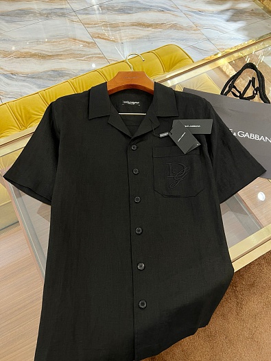 Льняная рубашка Dolce & Gabbana Premium   