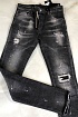 Мужские чёрные джинсы Dsquared2