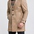 Бежевое мужское пальто Burberry London England logo-embroidered