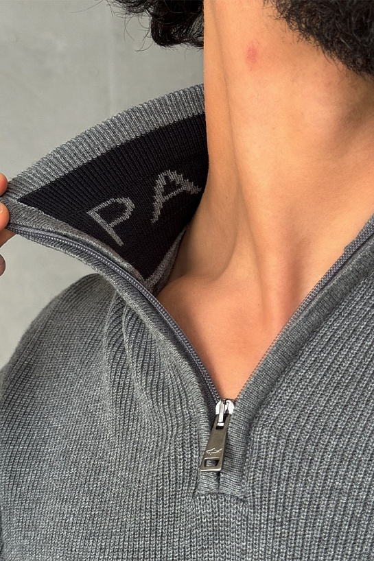 Мужской серый джемпер Paul & Shark zip-up