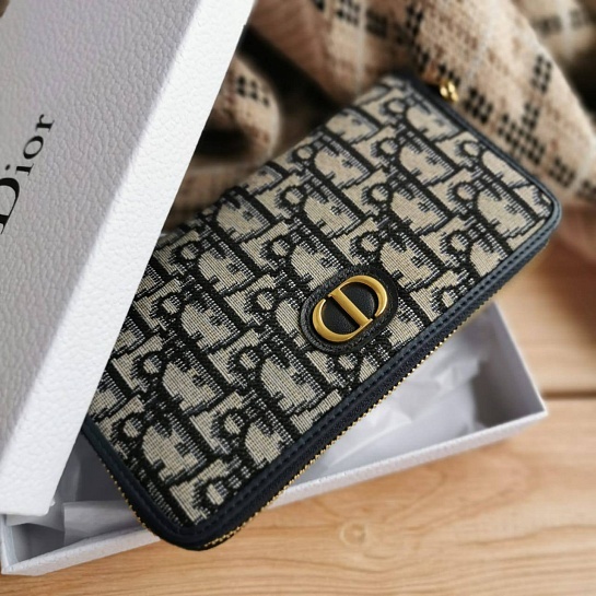 Портмоне Dior Jacquard 19.5x10.5 см