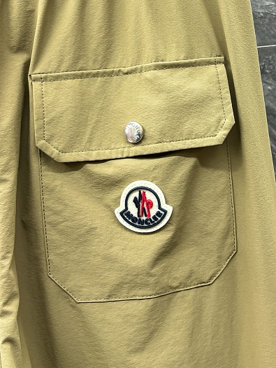 Мужские штаны цвета хаки Moncler Premium   