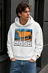Белое оверсайз худи Heron Preston Periodic