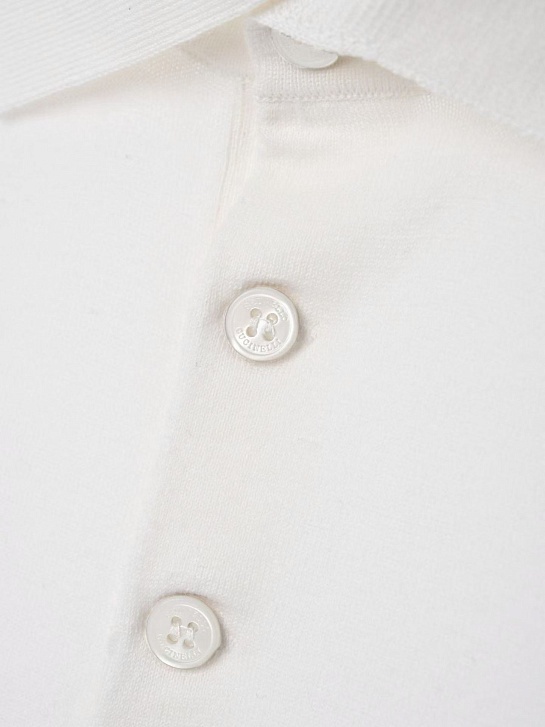 Мужское белое поло Brunello Cucinelli premium