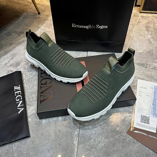 Мужские текстильные кроссовки Ermenegildo Zegna