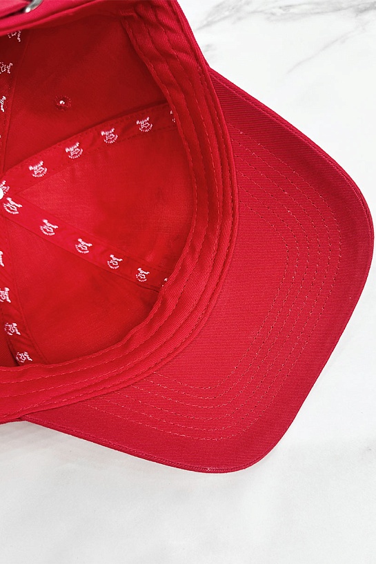 Мужская красная бейсболка Paul & Shark logo-embroidered