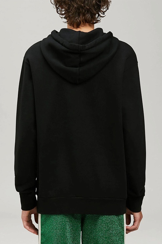 Чёрное худи Palm Angels Heart Sprayed "Tokyo"