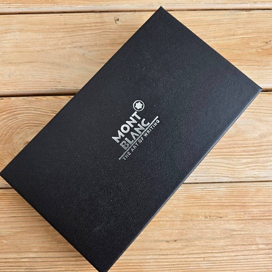 Кожаный бумажник Montblanc 18x9 см