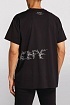 Чёрная оверсайз футболка Givenchy Barbed Wire