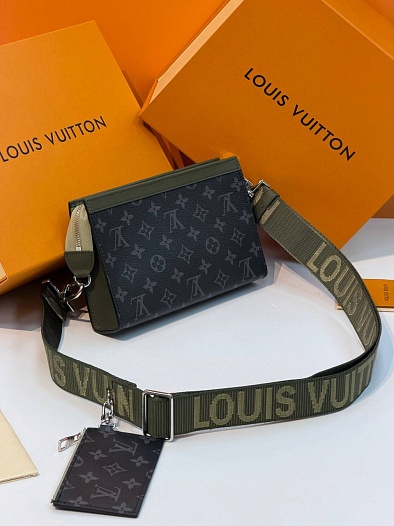 Кожаная сумка Louis Vuitton Gaston Wearable premium 22x14.5x4.5 см   