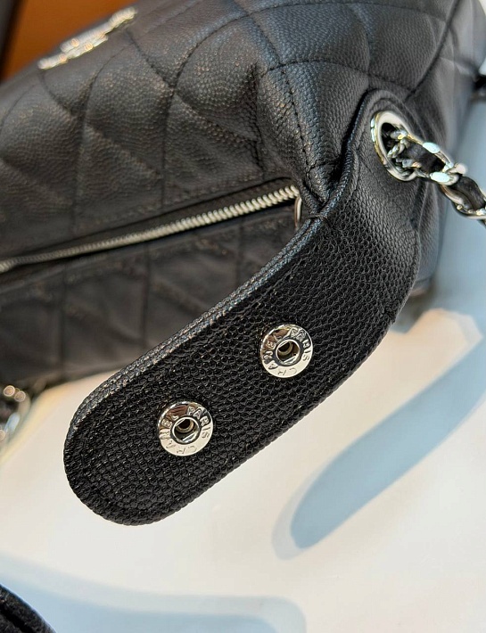 Кожаная сумка Chanel premium 18x12x6 см