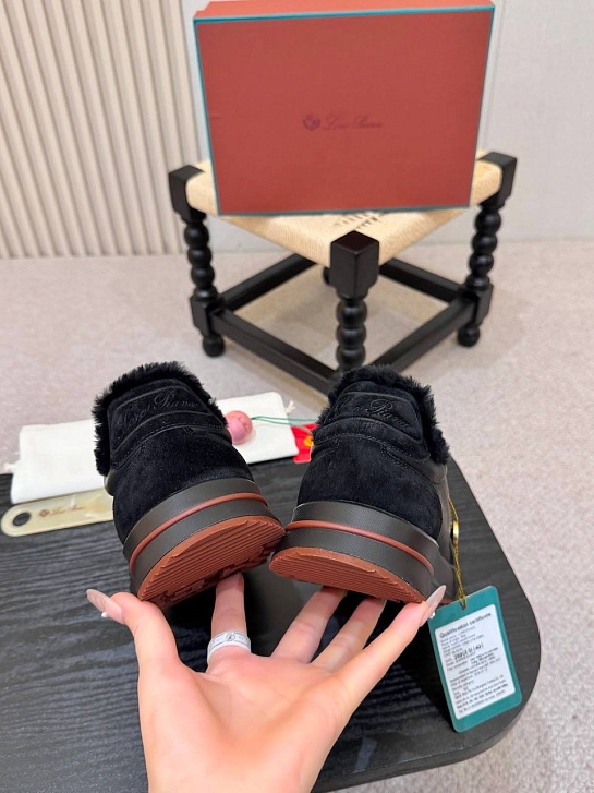 Кроссовки с мехом Loro Piana Week End Walk Evo premium