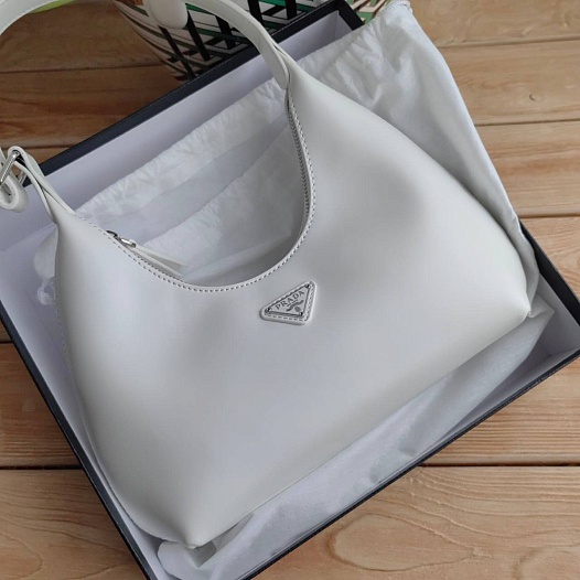 Женская кожаная сумка Prada Cleo 25x21 см (2 расцветки)   