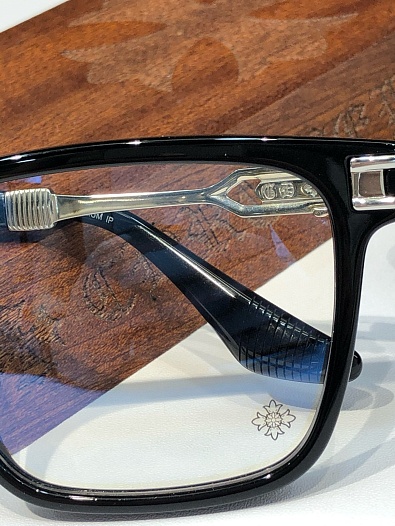 Очки Chrome Hearts с прозрачными линзами   
