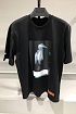Чёрная оверсайз футболка Heron Preston Blurry Heron