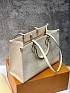 Женская кожаная сумка Louis Vuitton Onthego MM Premium 35x27x14 см