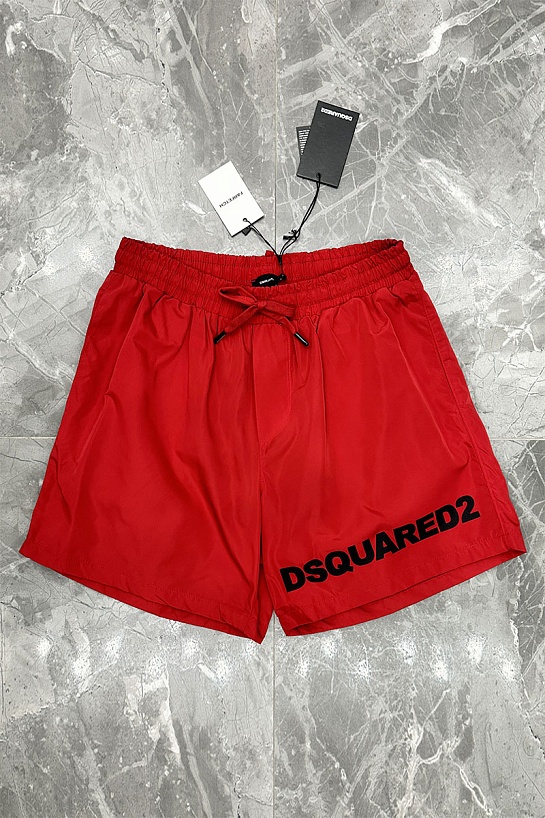 Мужские красные шорты Dsquared2