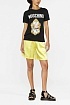 Женская футболка чёрного цвета Moschino Teddy Bear