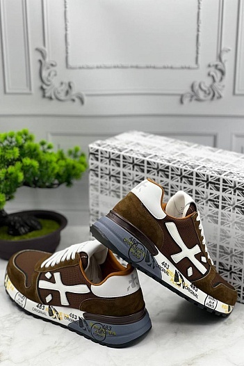 Замшевые кроссовки Premiata Mick - Brown   