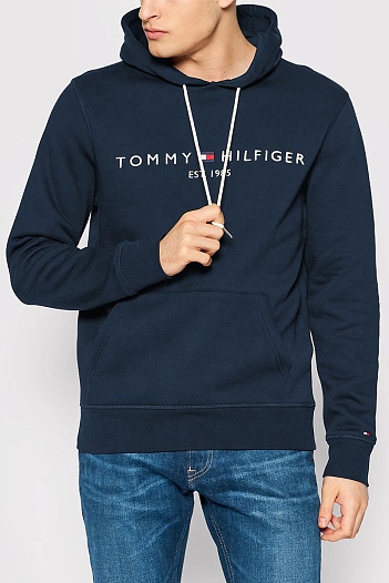 Мужское синее худи Tommy Hilfiger   