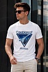 Белая футболка Casablanca Aiiiiiir logo-print