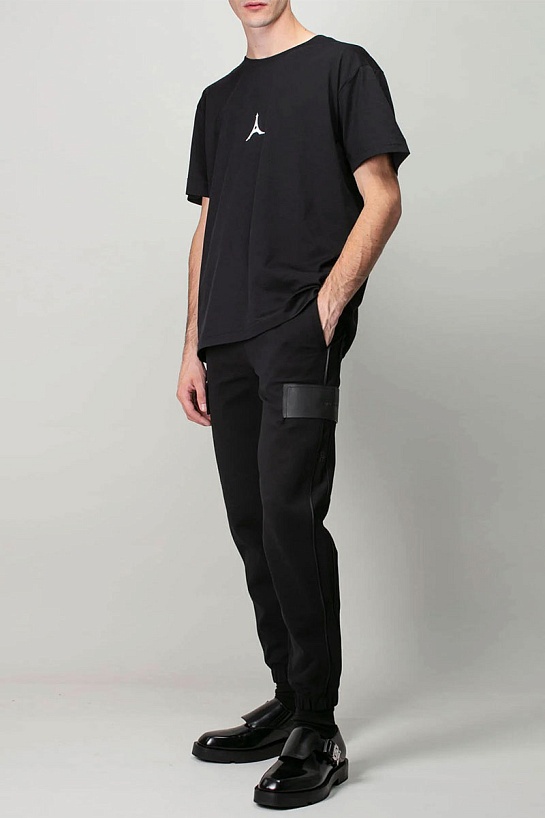 Чёрная оверсайз футболка Givenchy Eiffel Tower