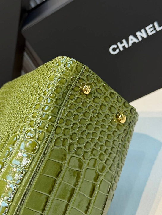 Кожаная сумка Chanel Shopping Tote premium 35x19x12 см