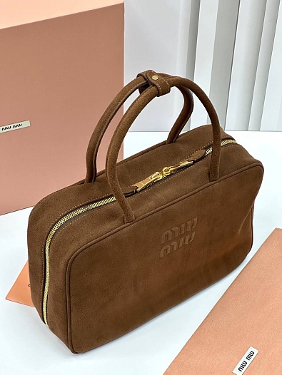 Замшевая сумка MIU MIU Premium 34x22x10 см   