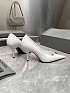 Женские кожаные туфли на каблуке Balenciaga premium