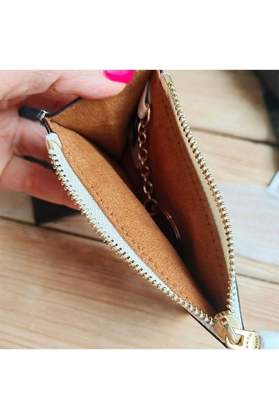 Кожаный кардхолдер Coach 12x9 см (3 расцветки)