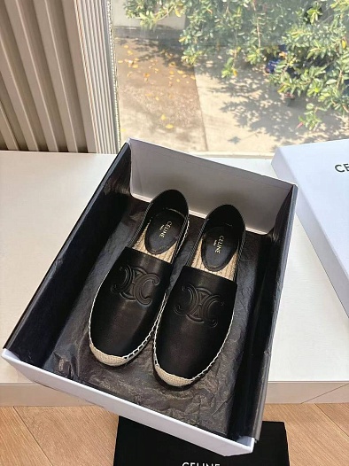 Женские эспадрильи Celine Premium - Black   