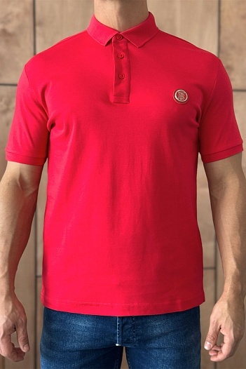 Мужское поло Burberry TB - Red   