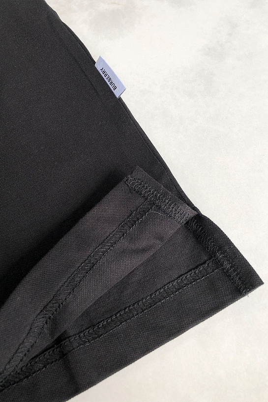 Мужское поло Burberry TB logo-embroidered - Black