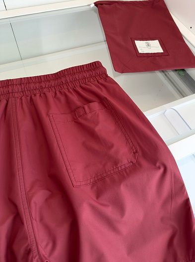 Мужские шорты Brunello Cucinelli Premium - Burgundy   