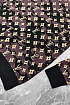 Мужская кофта коричневого цвета Louis Vuitton monogram all-over