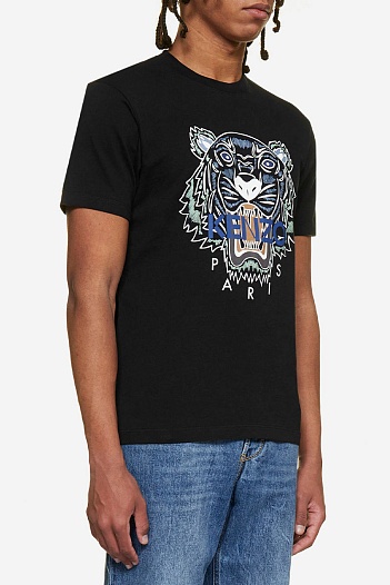 Мужская футболка Kenzo Tiger logo-print   