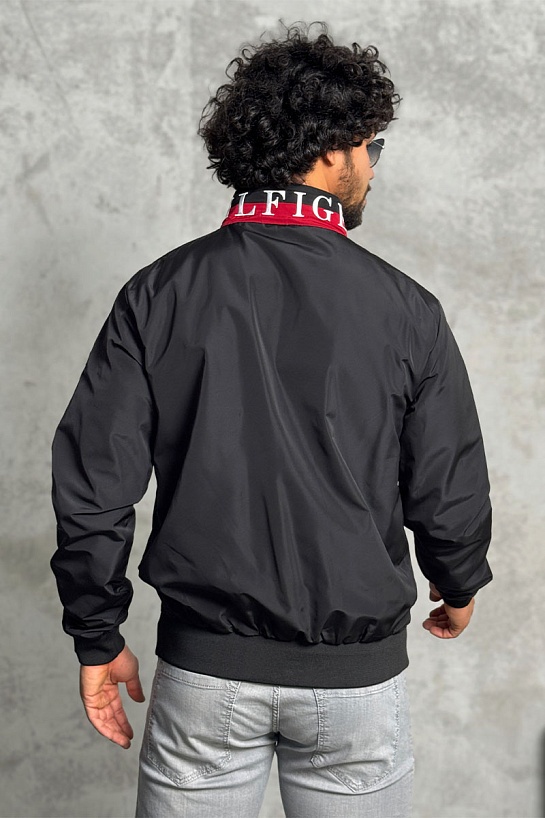 Мужская ветровка Tommy Hilfiger чёрного цвета