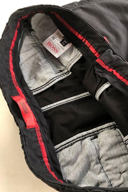 Мужские чёрные шорты Hugo Boss
