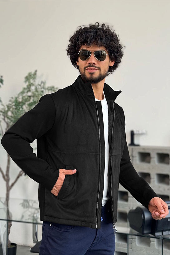 Мужская куртка Loro Piana чёрного цвета