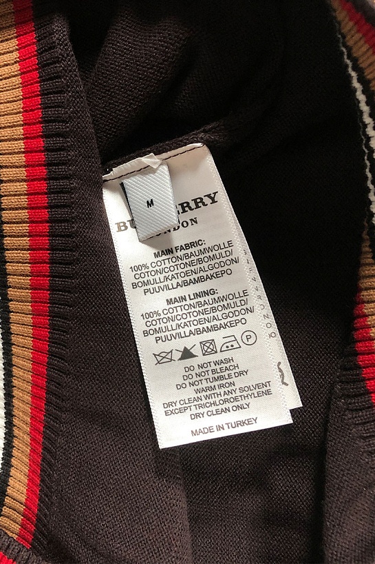 Мужской джемпер Burberry TB logo-embroidered - Black