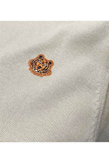 Мужской бежевый джемпер Kenzo Tiger logo-patch   