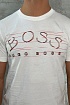 Футболка белого цвета Hugo Boss logo-applique