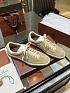 Женские замшевые кроссовки Loro Piana Premium - Beige