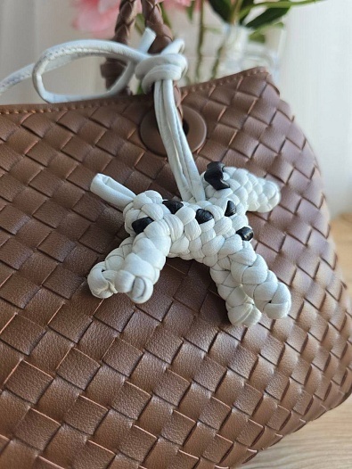 Кожаная сумка Bottega Veneta Basket 30x20 см - Brown   