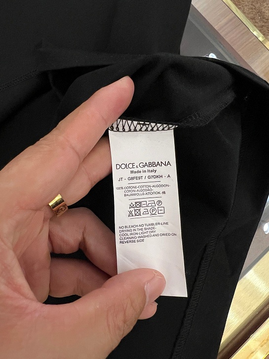 Мужская футболка Dolce & Gabbana Premium - Black