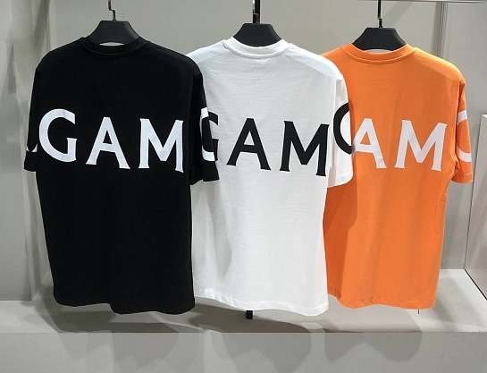 Мужская белая футболка Ferragamo logo-print