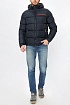 Куртка Prada синего цвета red stripe logo
