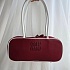 Кожаная сумка тоут MIU MIU Beau 29x14 см - Red